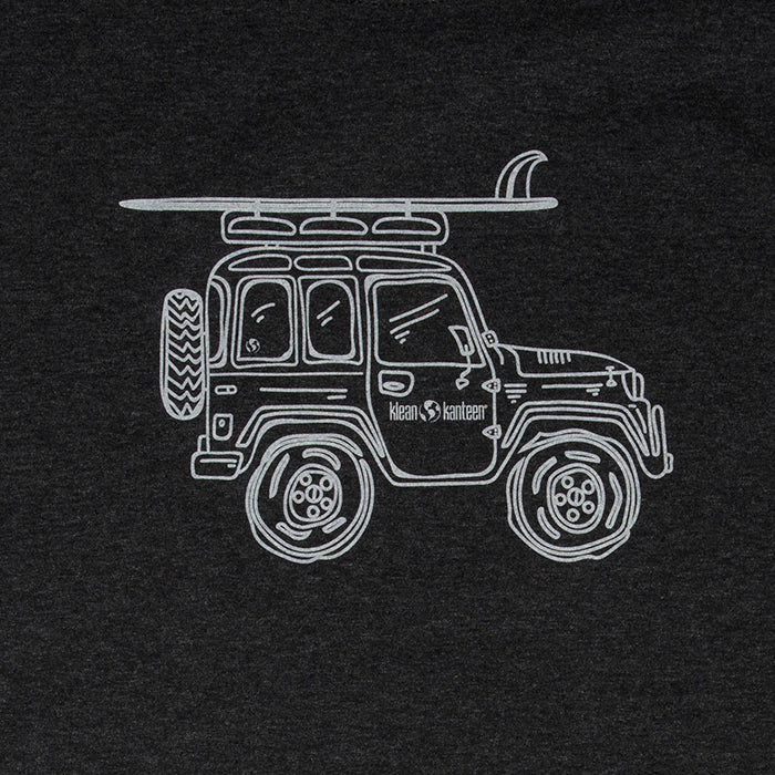 adventure-vehicle-t-shirt-d4 klean_shirt_jeep_front_closeup_lifestyle.jpg